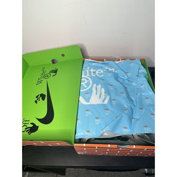 Nike Air Force 1 Mid x Off-White Shoes Pine Green DR0500-300 Men's Sizes 10.5! - Picture 6 of 8